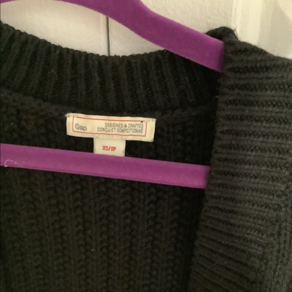 Gap Knitted Black Cardigan Size Xs-S - Picture 2 of 3